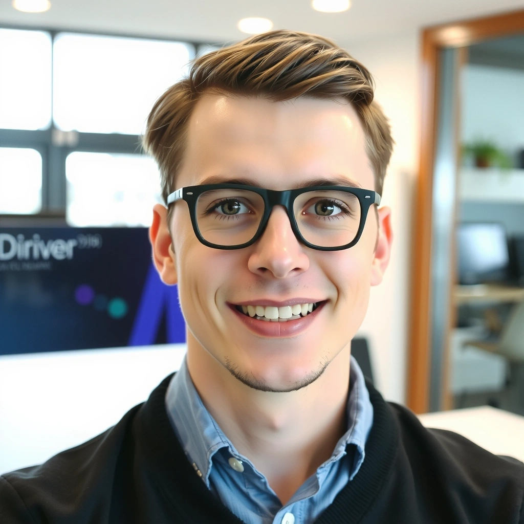 Professional portrait of John Doe, Lead Web Designer