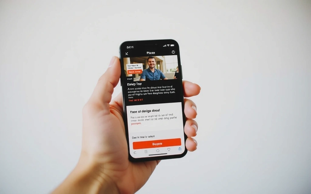 Mobile view of the project website, optimized for smartphone screens, showcasing usability.