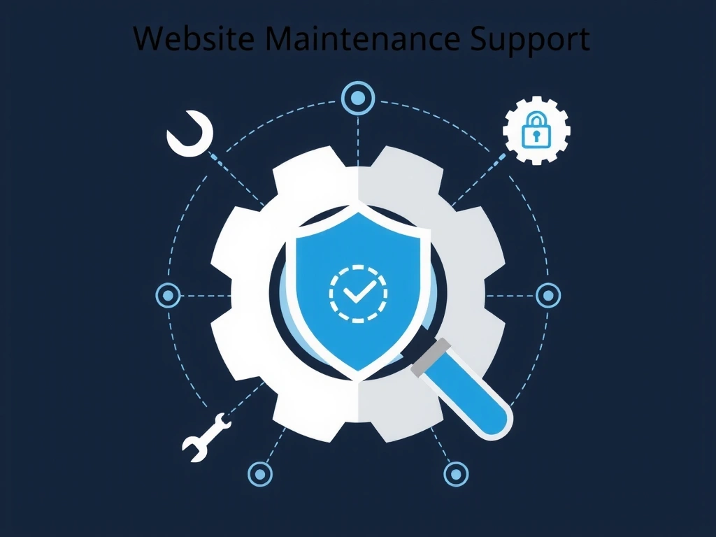 Website maintenance and support gears